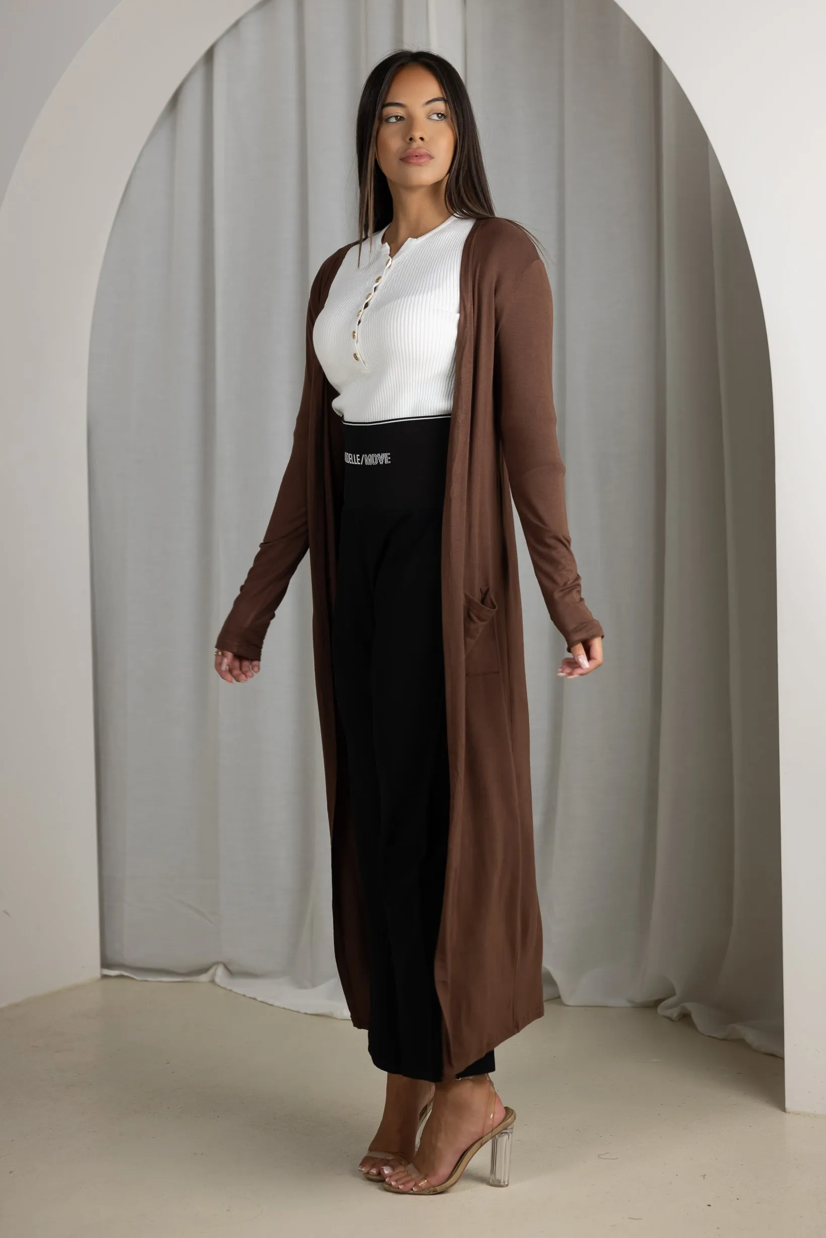 Jersey Pocket Cardigan