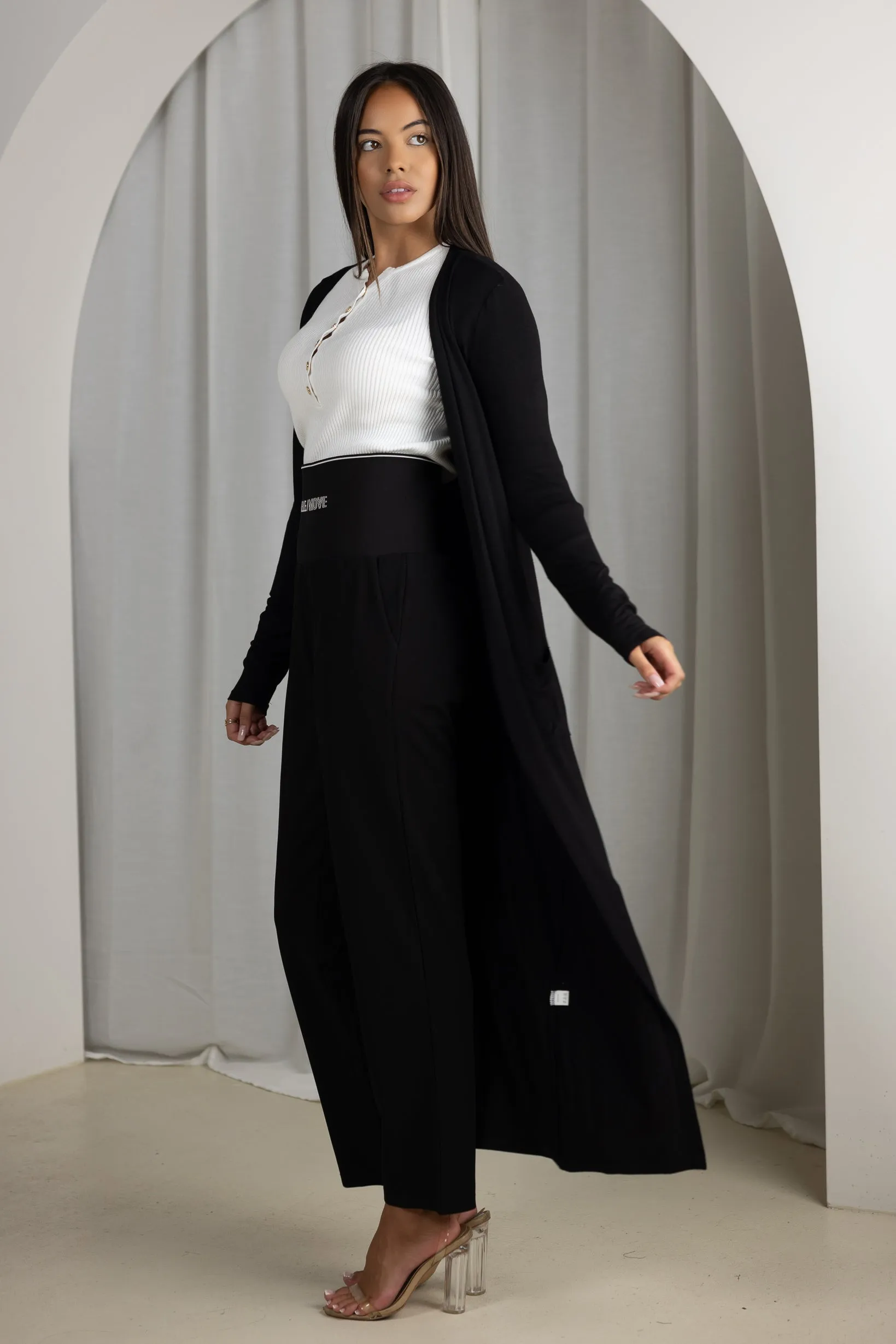 Jersey Pocket Cardigan