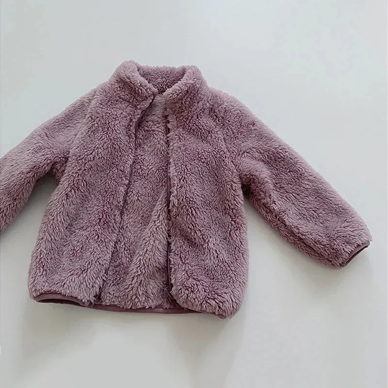 Kids Spring Coats Children Outerwear Boy Warm Fleece Jacket Baby Girls Jackets For Autumn Children Clothing