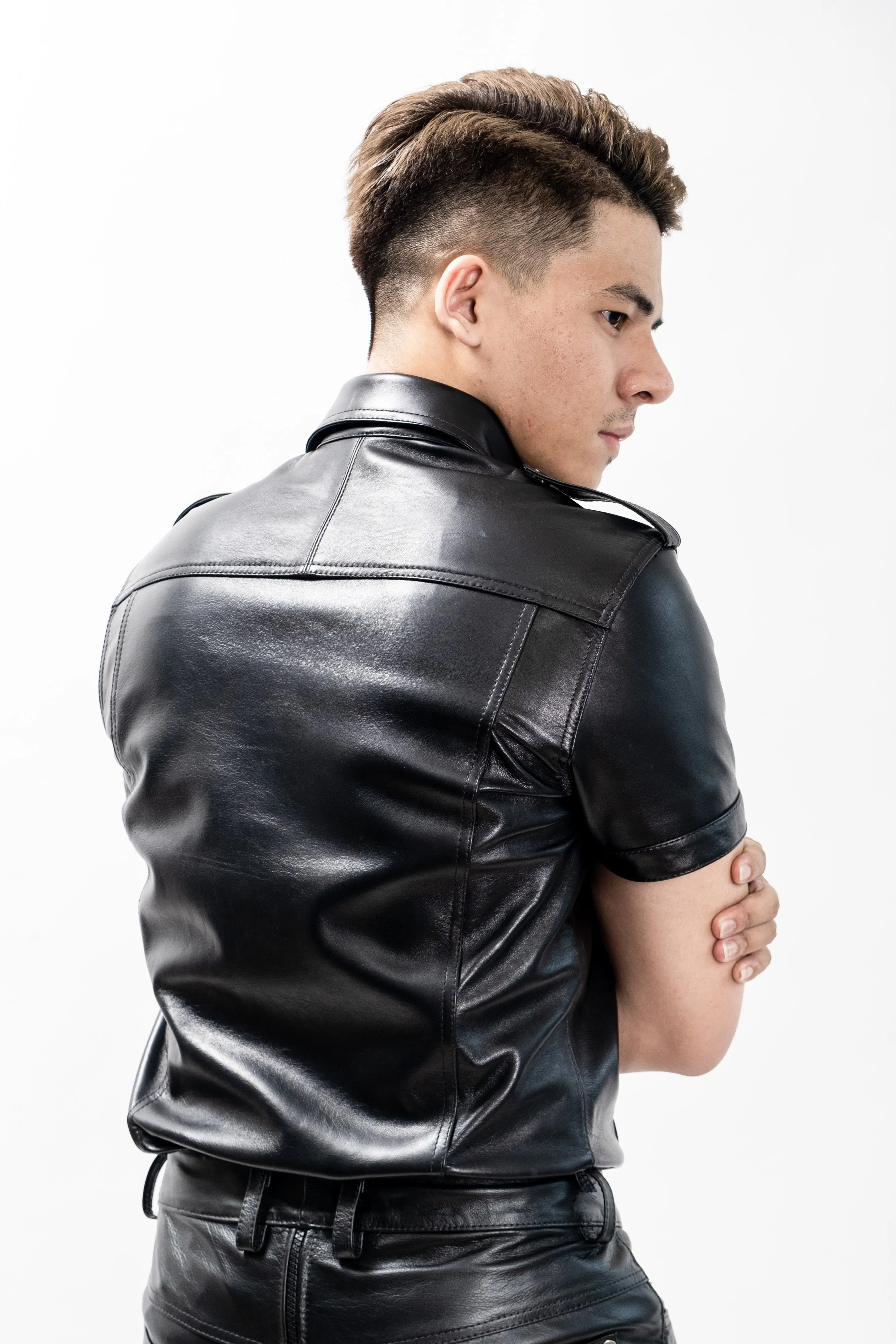 Leather Uniform Shirt