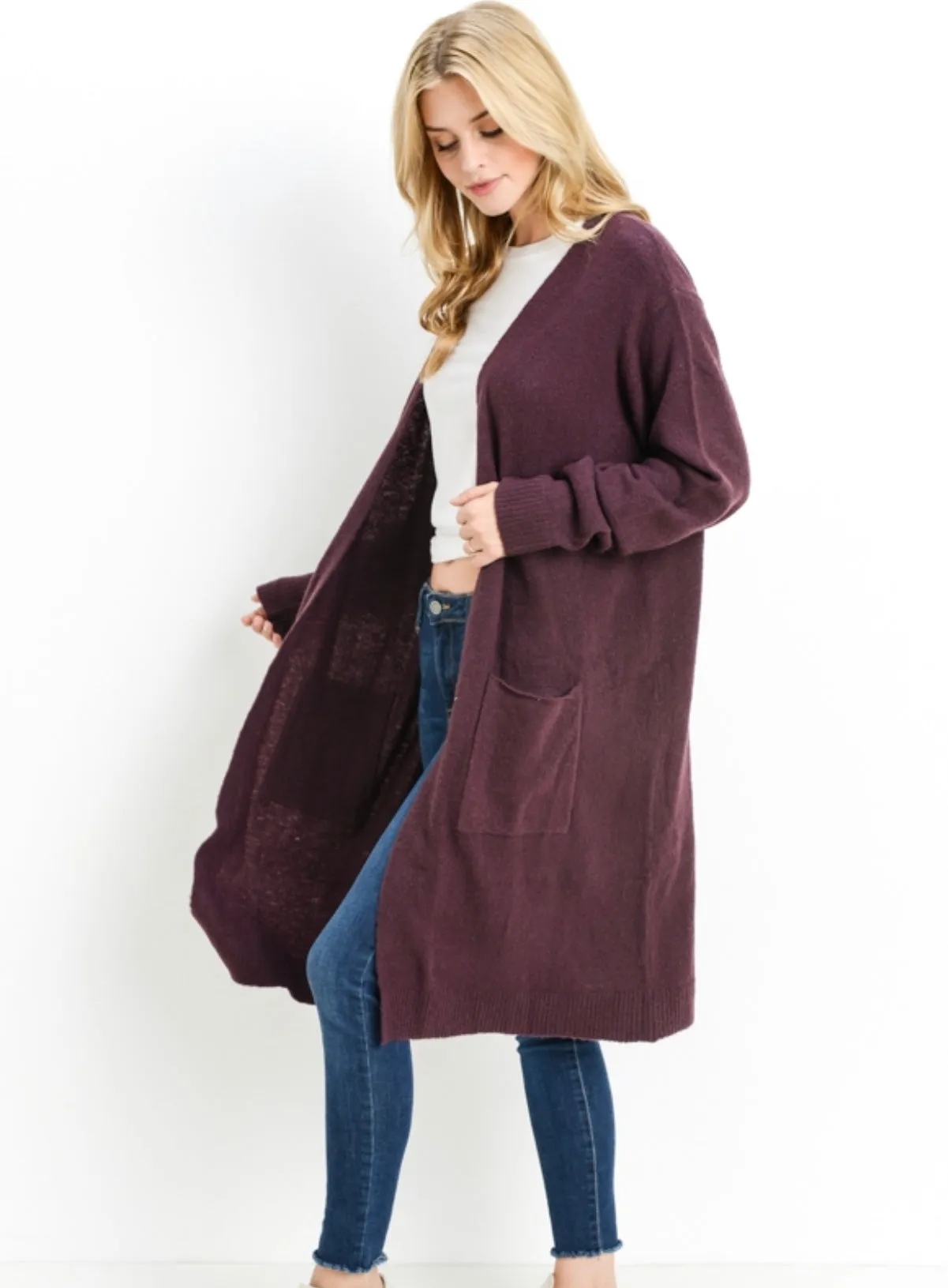 Longline Knit Cardigan