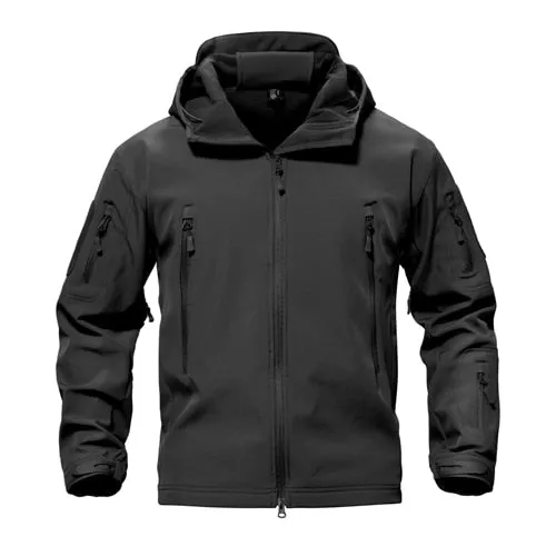 MAGCOMSEN Shark Skin Military Jacket Men Softshell Waterpoof Camo Clothes