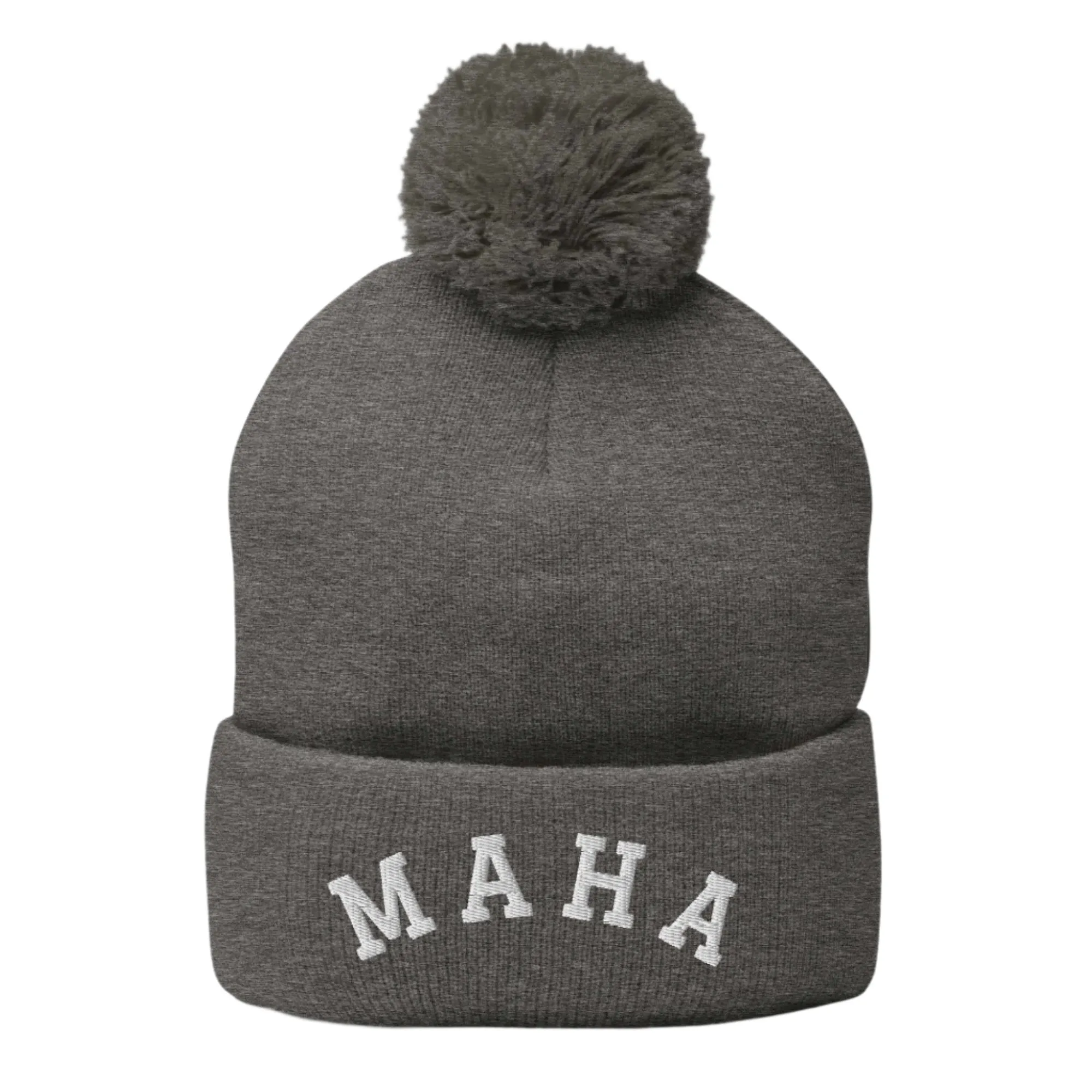 MAHA Collegiate Pom-Pom Beanie