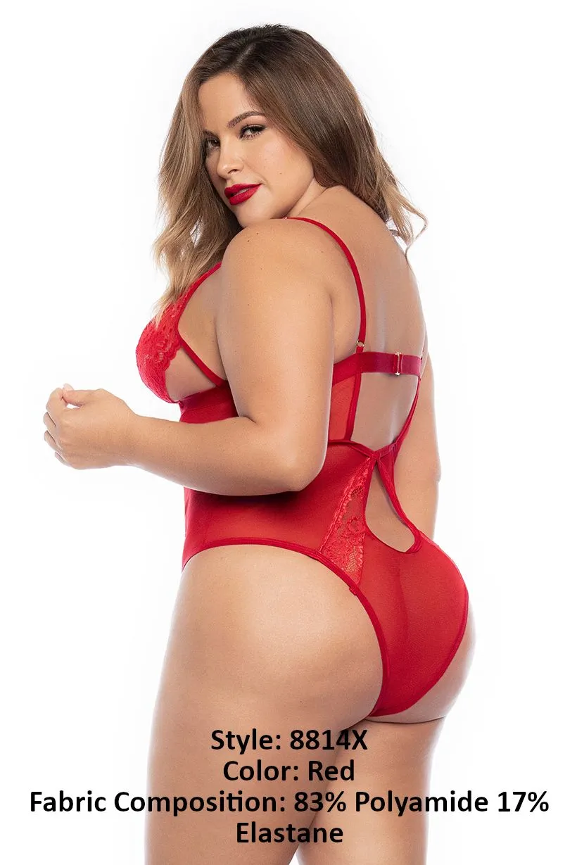 Mapale 8814X Curvy Size Teddy Color Red