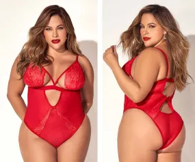 Mapale 8814X Curvy Size Teddy Color Red