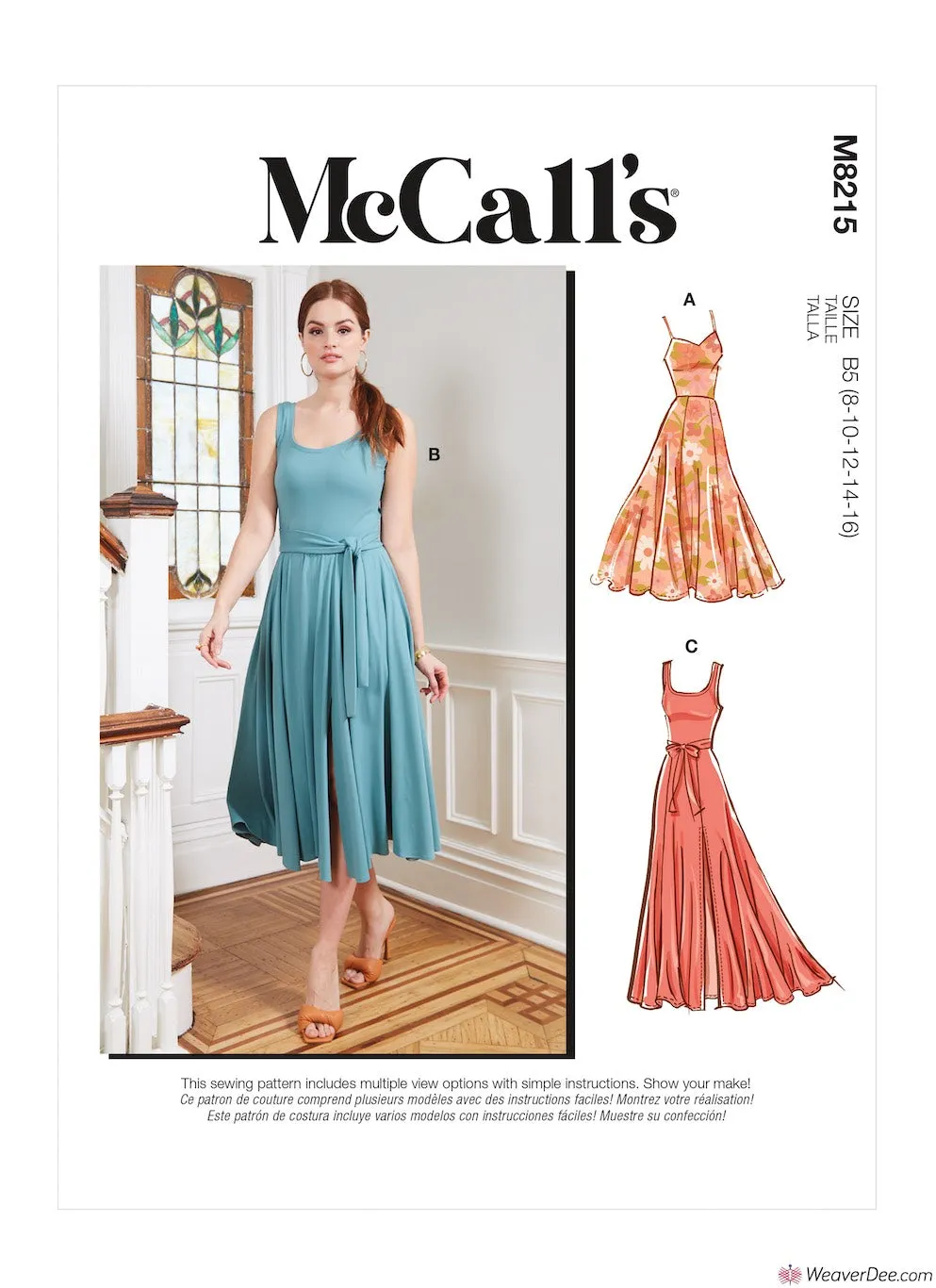 McCall's Pattern M8209 Misses' & Women's Dresses & Jumpsuit