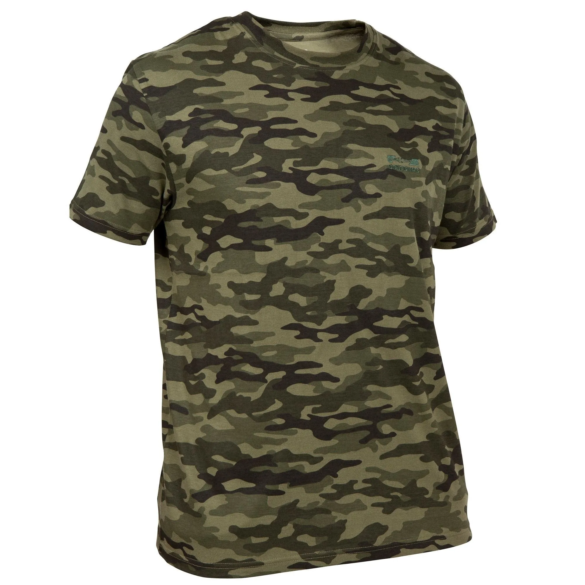 Men's Hunting T-shirt Short Sleeved Steppe 100