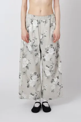 MICA CULOTTES FLORAL GREY