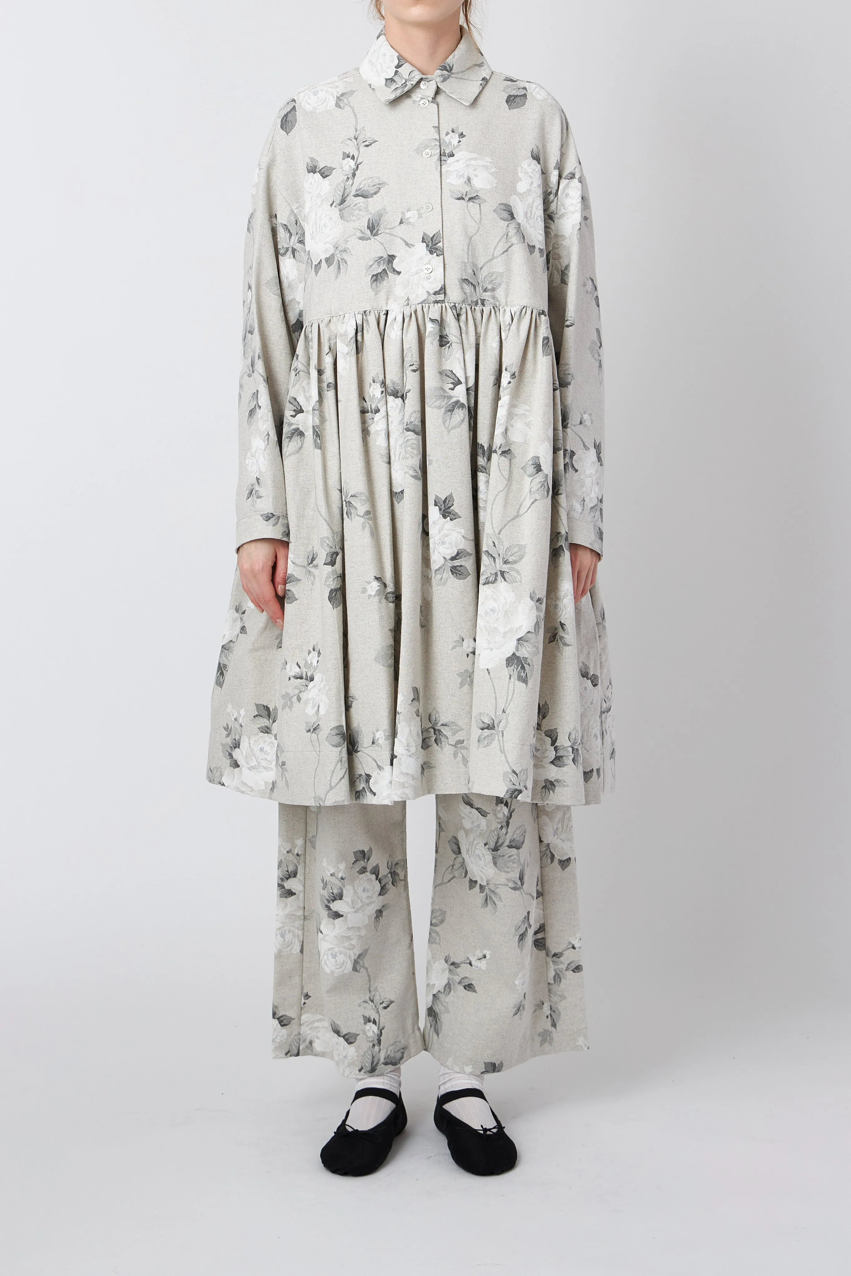 MICA CULOTTES FLORAL GREY