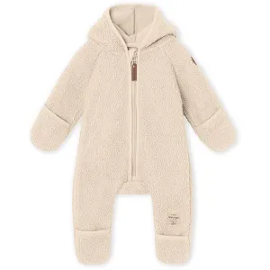 MINI A TURE Adel Teddy Fleece Jumpsuit Sand Dollar