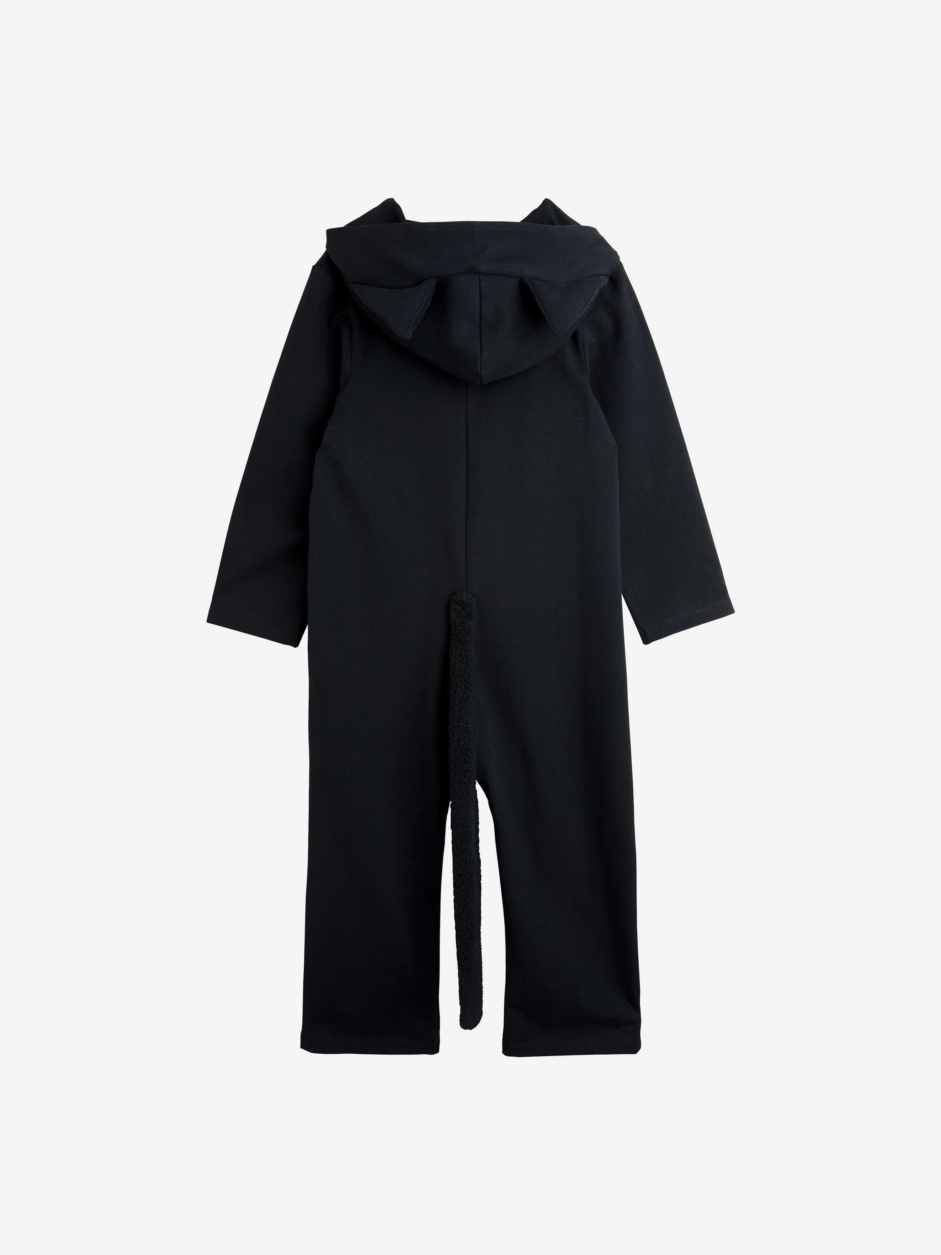 Mini Rodini Kids Catsuit Onesie in Black