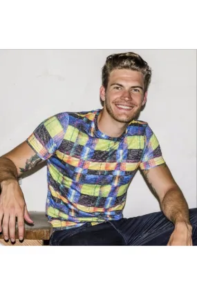 Multi Color Stripes Print T-Shirt