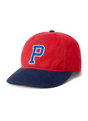 Multi-Colored Cotton Twill Cap by Polo Ralph Lauren