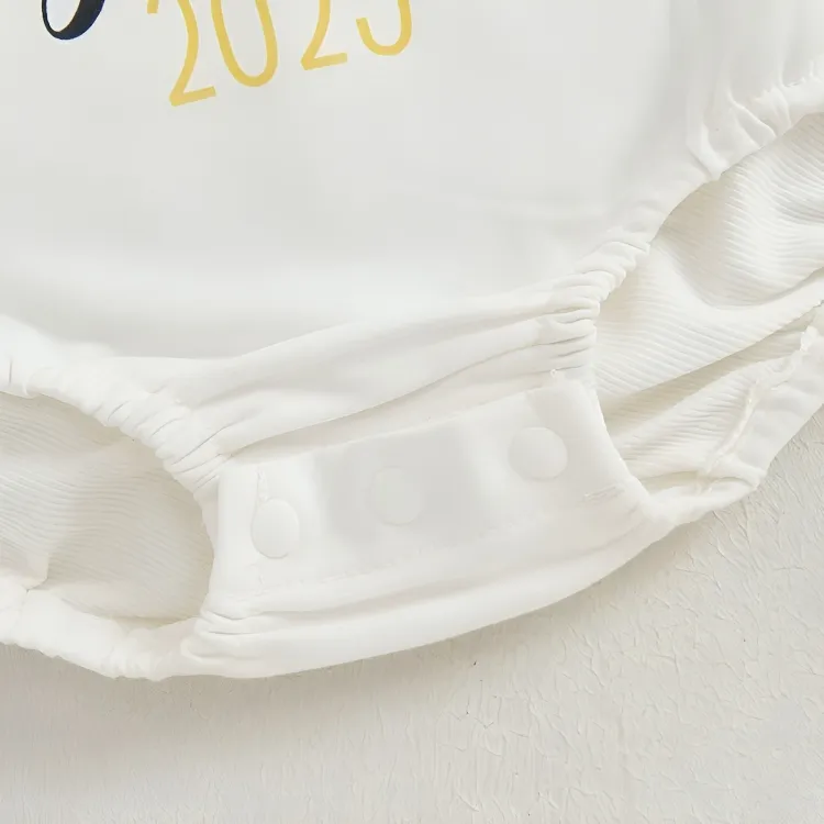My First New Year 2025 Baby Bodysuit