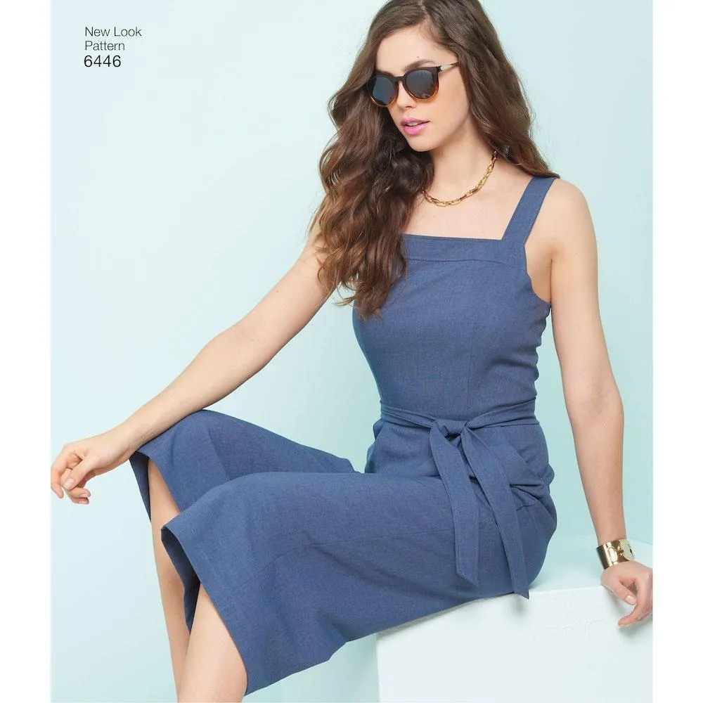 Newlook Pattern 6446 Misses' Jumpsuits and Dresses