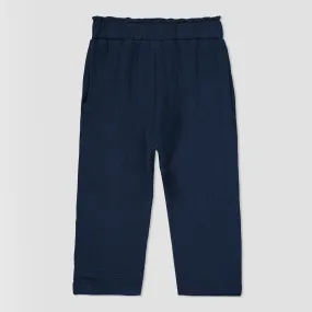 Noah pant in navy gauze