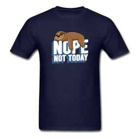 Nope, Not Today Lazy Sloth Men's Funny T-Shirt