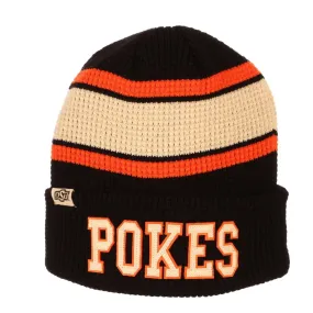 Oklahoma State Cowboys Zephyr Navy Orange Cream "Pokes" Knit Cuffed Beanie Cap