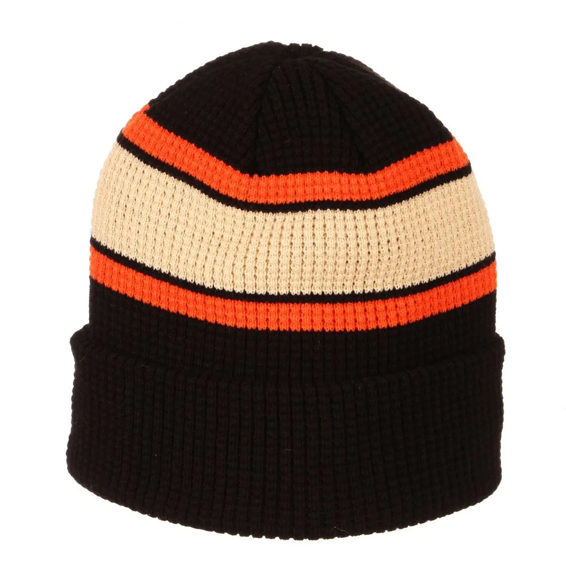 Oklahoma State Cowboys Zephyr Navy Orange Cream "Pokes" Knit Cuffed Beanie Cap
