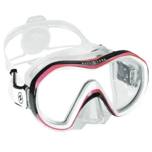 Open Box Aqua Lung Reveal X1 Dive Mask - Clear / Pink