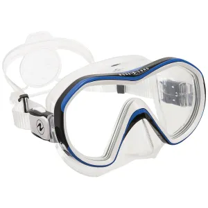 Open Box Aqua Lung Reveal X1 Dive Mask, Color: Clear/Blue