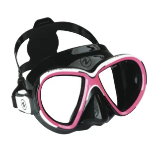 Open Box Aqua Lung Reveal X2 Dive Mask - Black / Pink