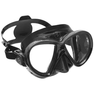 Open Box Aqua Lung Reveal X2 Dive Mask, Color: Black/Black