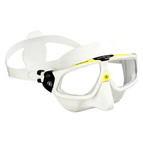Open Box Aqua Lung Sphera X Scuba Freediving Mask - White/Tropic Yellow