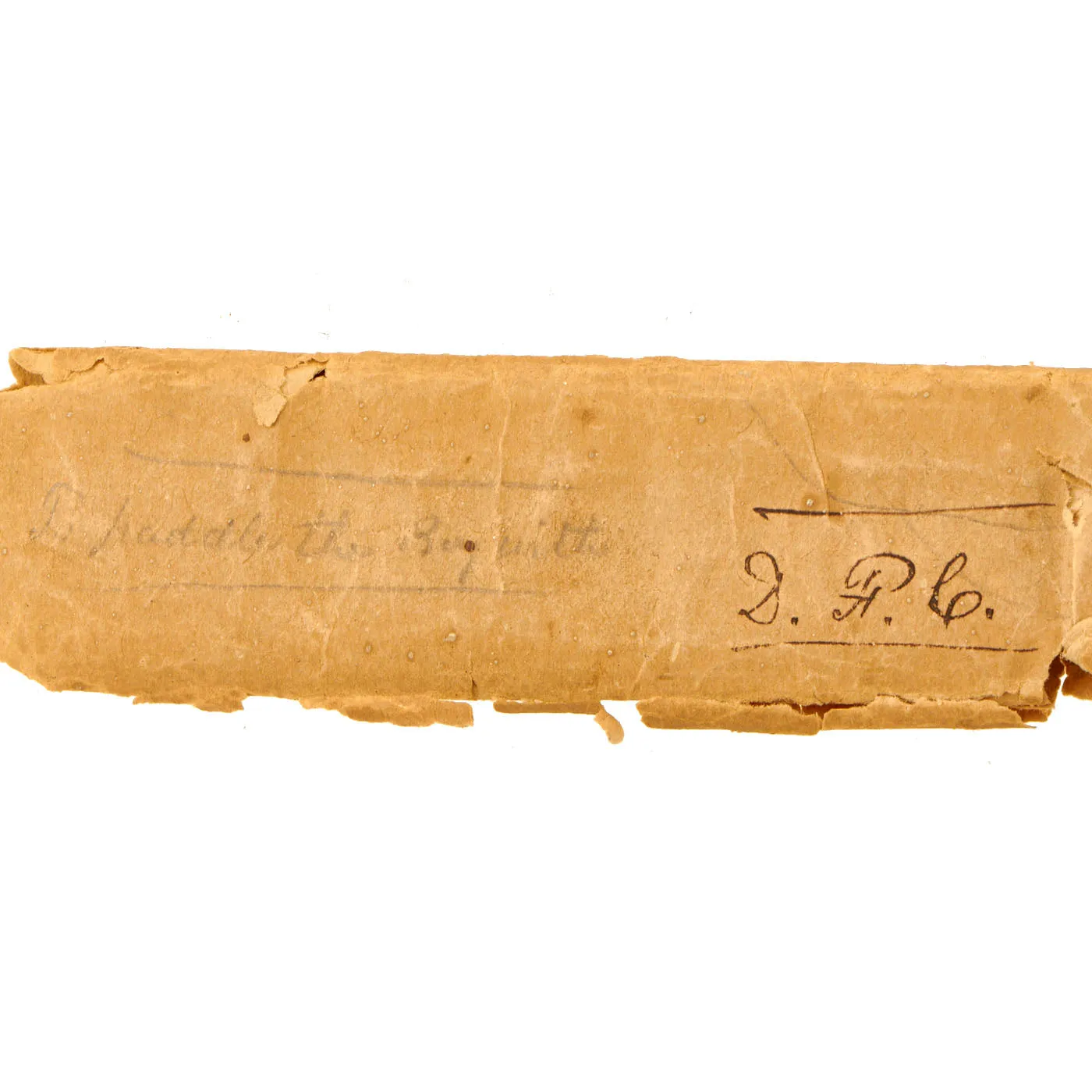 Original U.S. Civil War USS Cumberland Wood Ship Straight Edge Used By Caricaturist James Albert Wales - Sunk by Confederate Ironclad CSS Virginia (Merrimack)