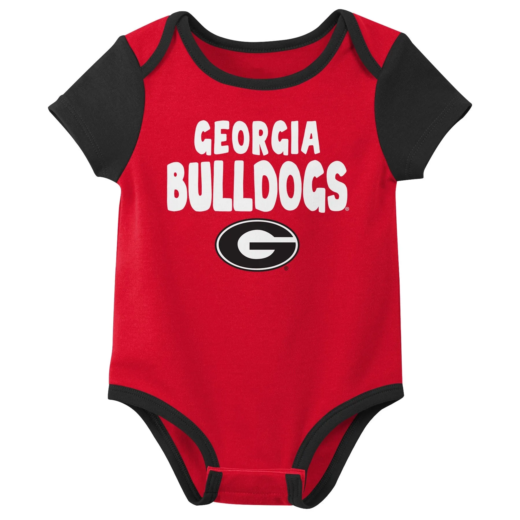 Outerstuff NCAA Infant Unisex Georgia Bulldogs Variety 3-Pack Bodysuit Set