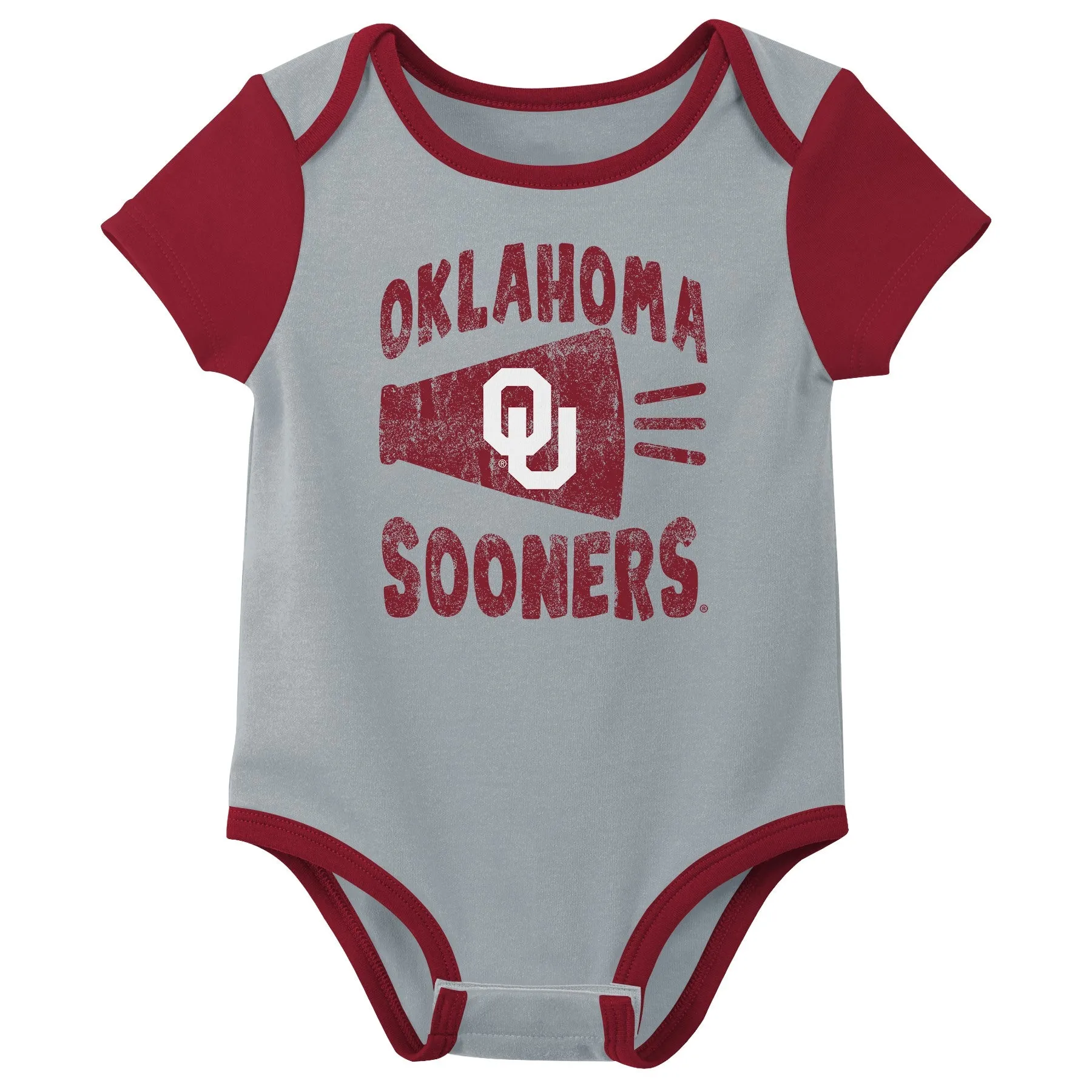 Outerstuff NCAA Infant Unisex Oklahoma Sooners Variety 3-Pack Bodysuit Set