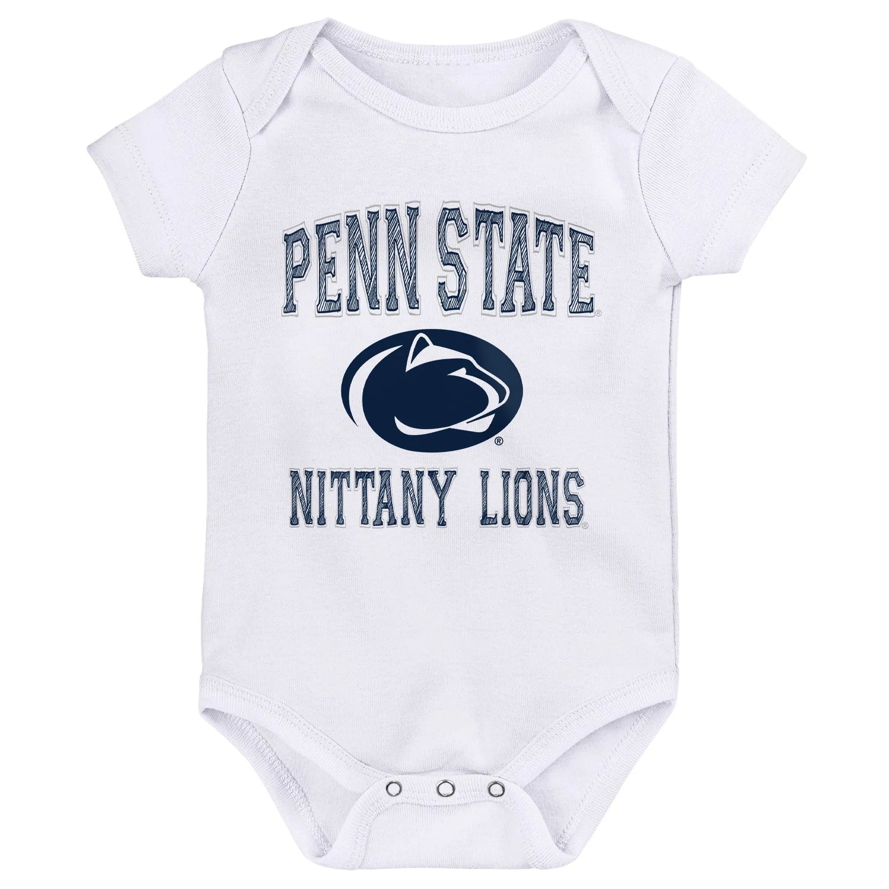 Outerstuff NCAA Infant Unisex Penn State Nittany Lions Born to Be 3-Pack Bodysuit Set