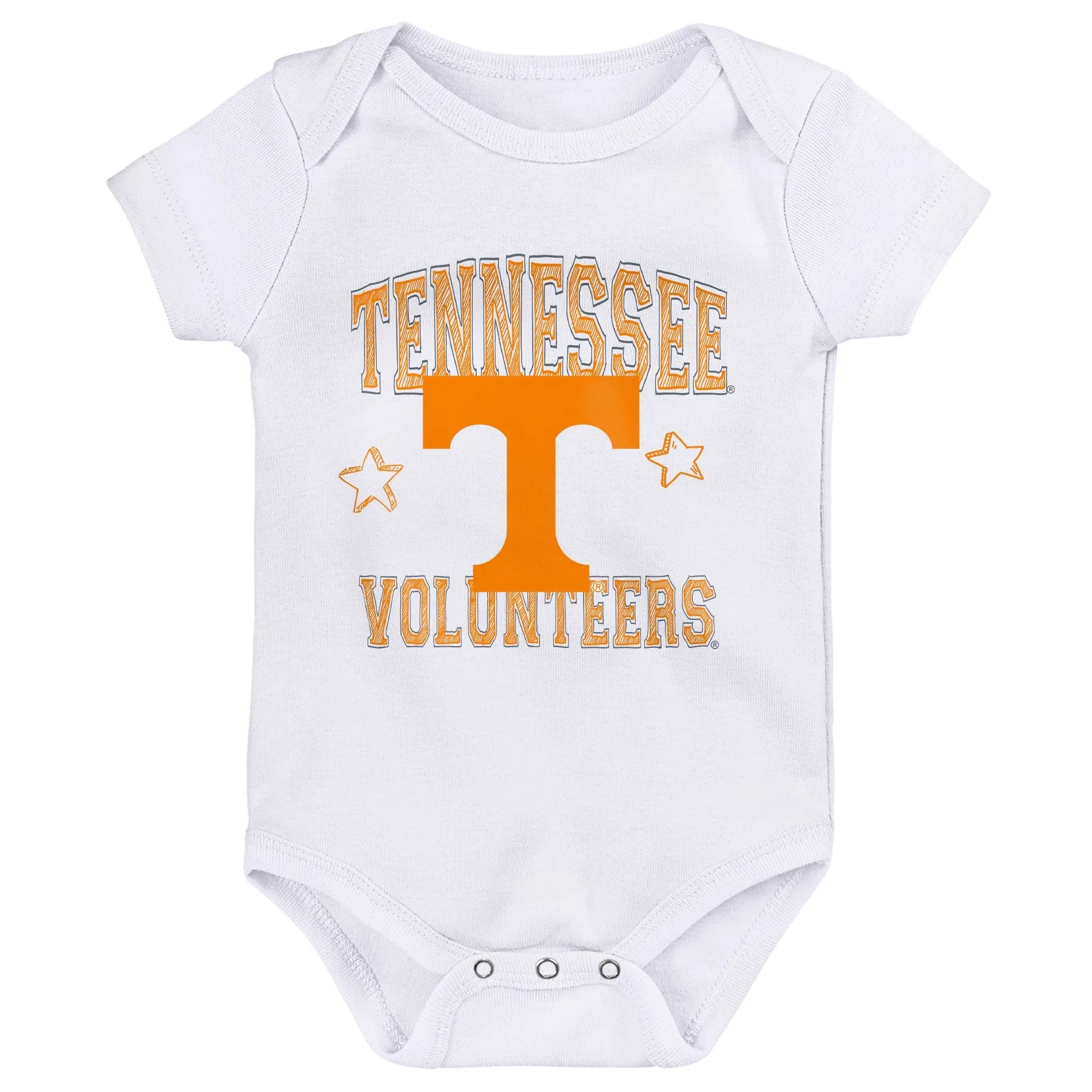 Outerstuff NCAA Infant Unisex Tennessee Volunteers Born to Be 3-Pack Bodysuit Set