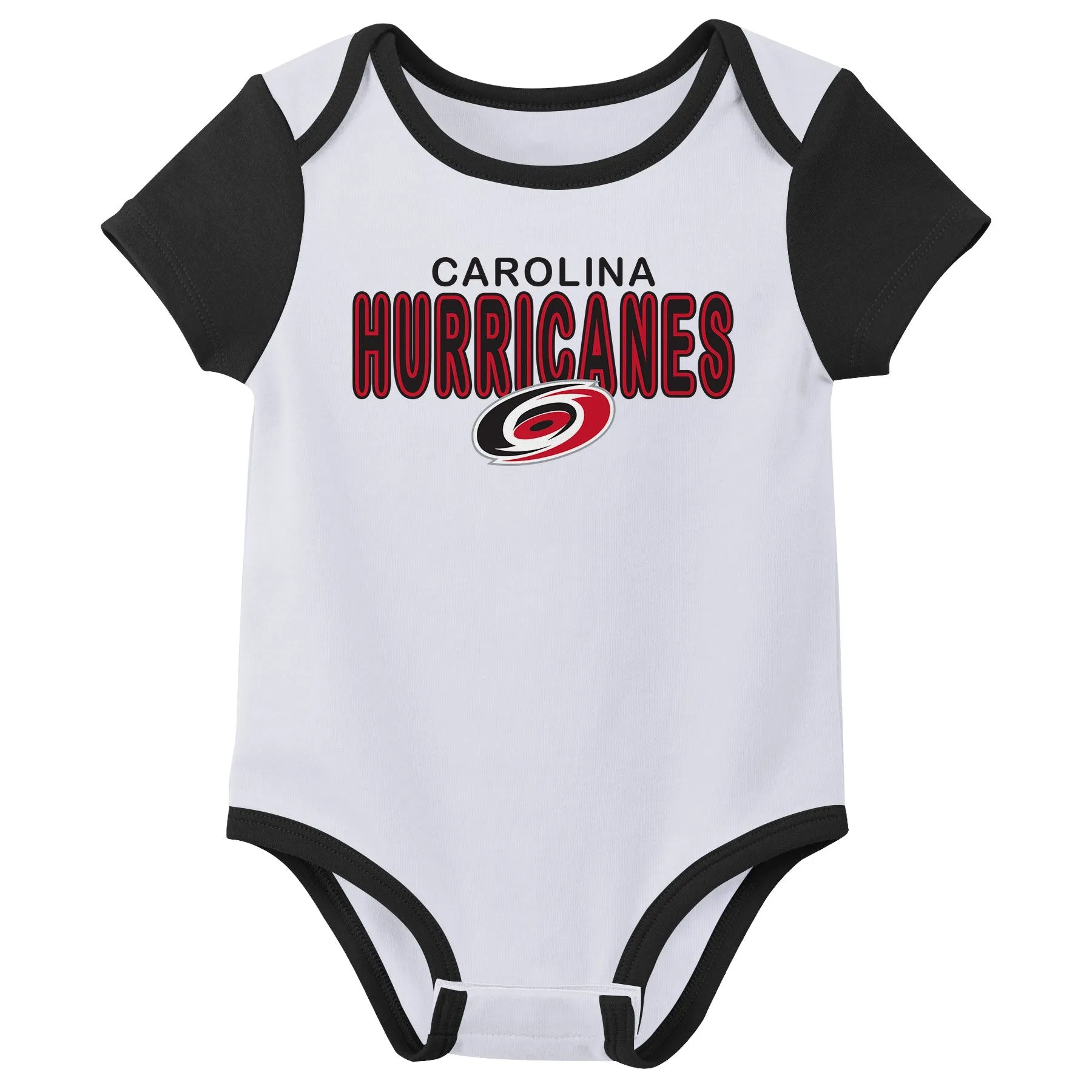 Outerstuff NHL Infant Unisex Carolina Hurricanes Variery 3-Pack Bodysuit Set