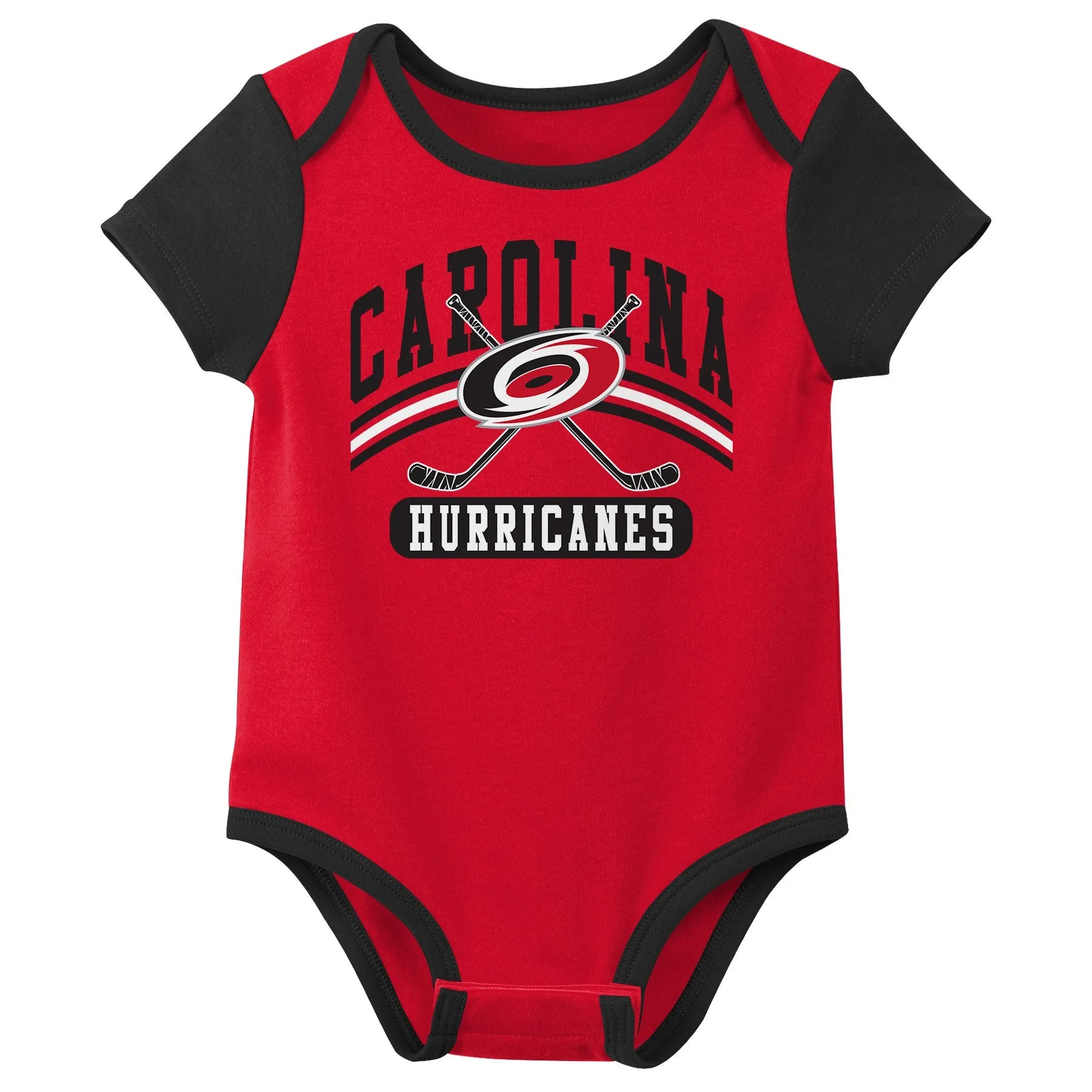 Outerstuff NHL Infant Unisex Carolina Hurricanes Variery 3-Pack Bodysuit Set