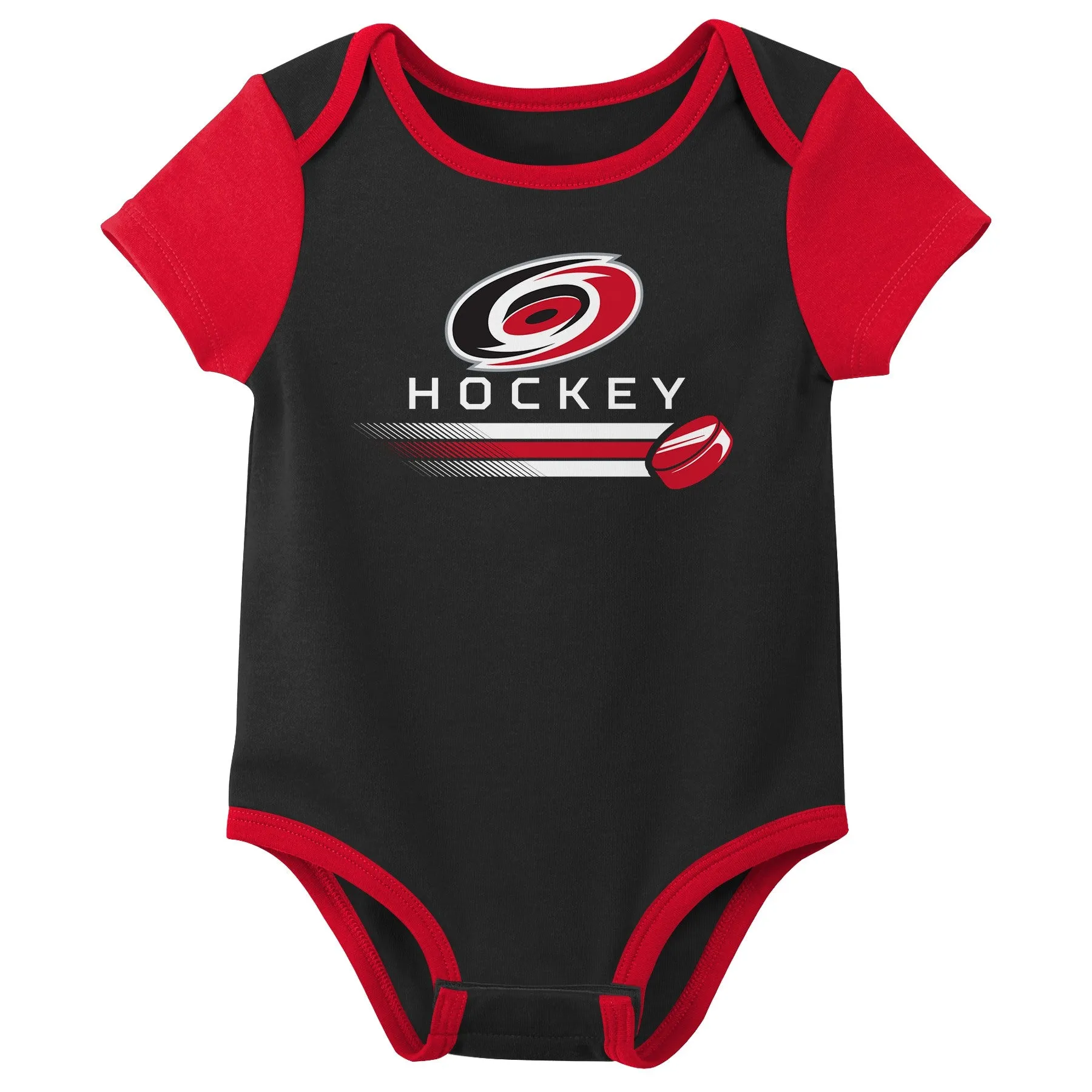 Outerstuff NHL Infant Unisex Carolina Hurricanes Variery 3-Pack Bodysuit Set