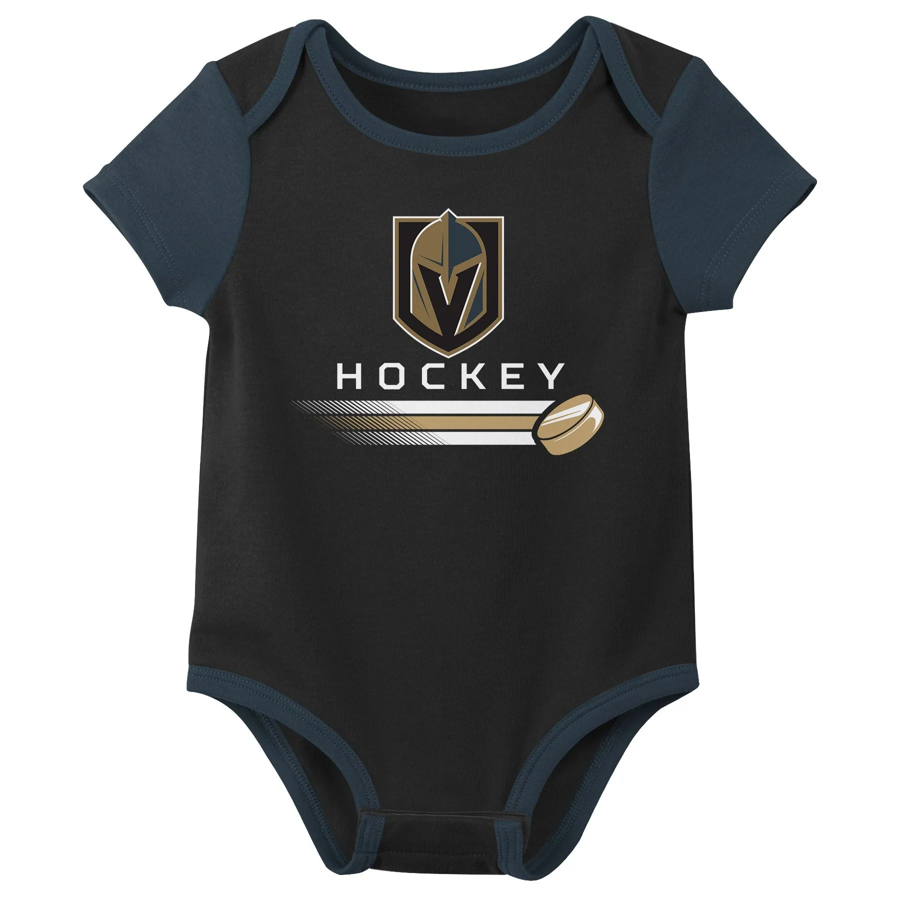Outerstuff NHL Infant Unisex Las Vegas Golden Knights Variery 3-Pack Bodysuit Set