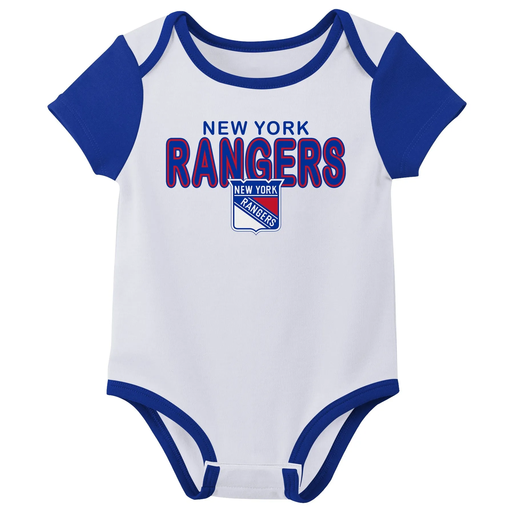 Outerstuff NHL Infant Unisex New York Rangers Variery 3-Pack Bodysuit Set