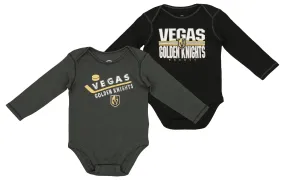 Outerstuff NHL Infant Vegas Golden Knights 2-Pack Bodysuit Set