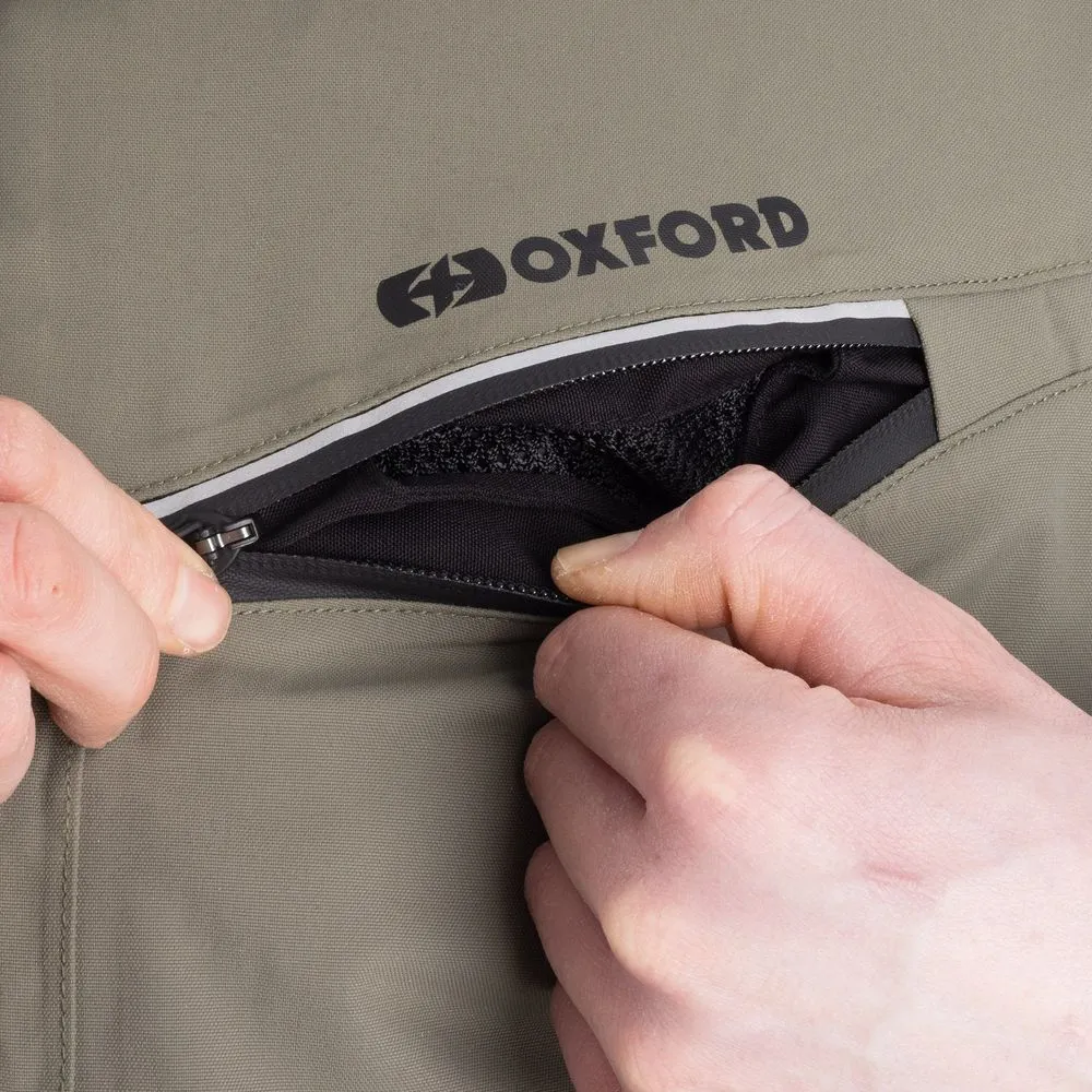 Oxford Mondial Street Dry2Dry Textile Jacket Khaki