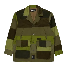 Patchwork Jacket Olive Drab