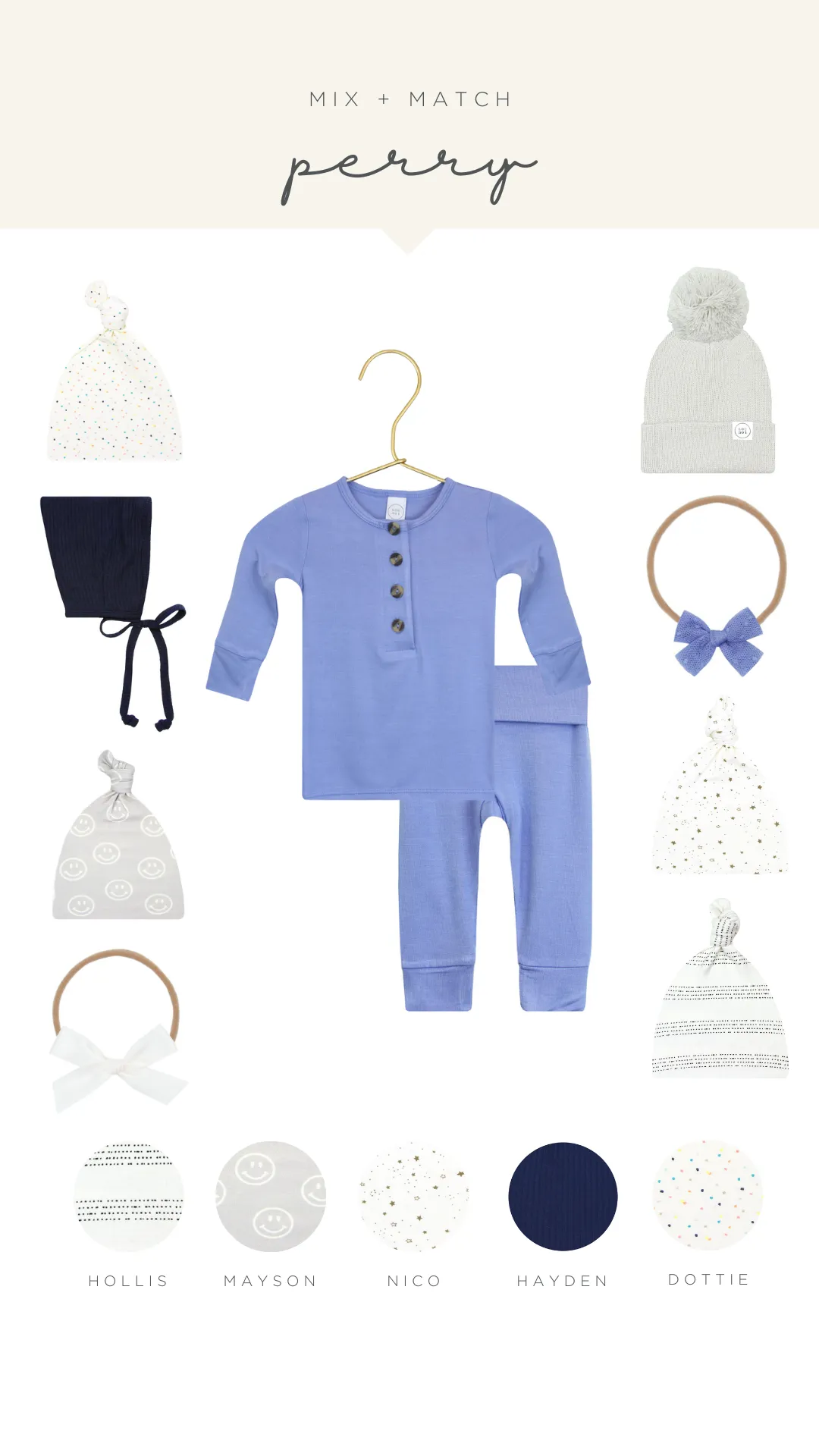 Perry Newborn Hat Bundle