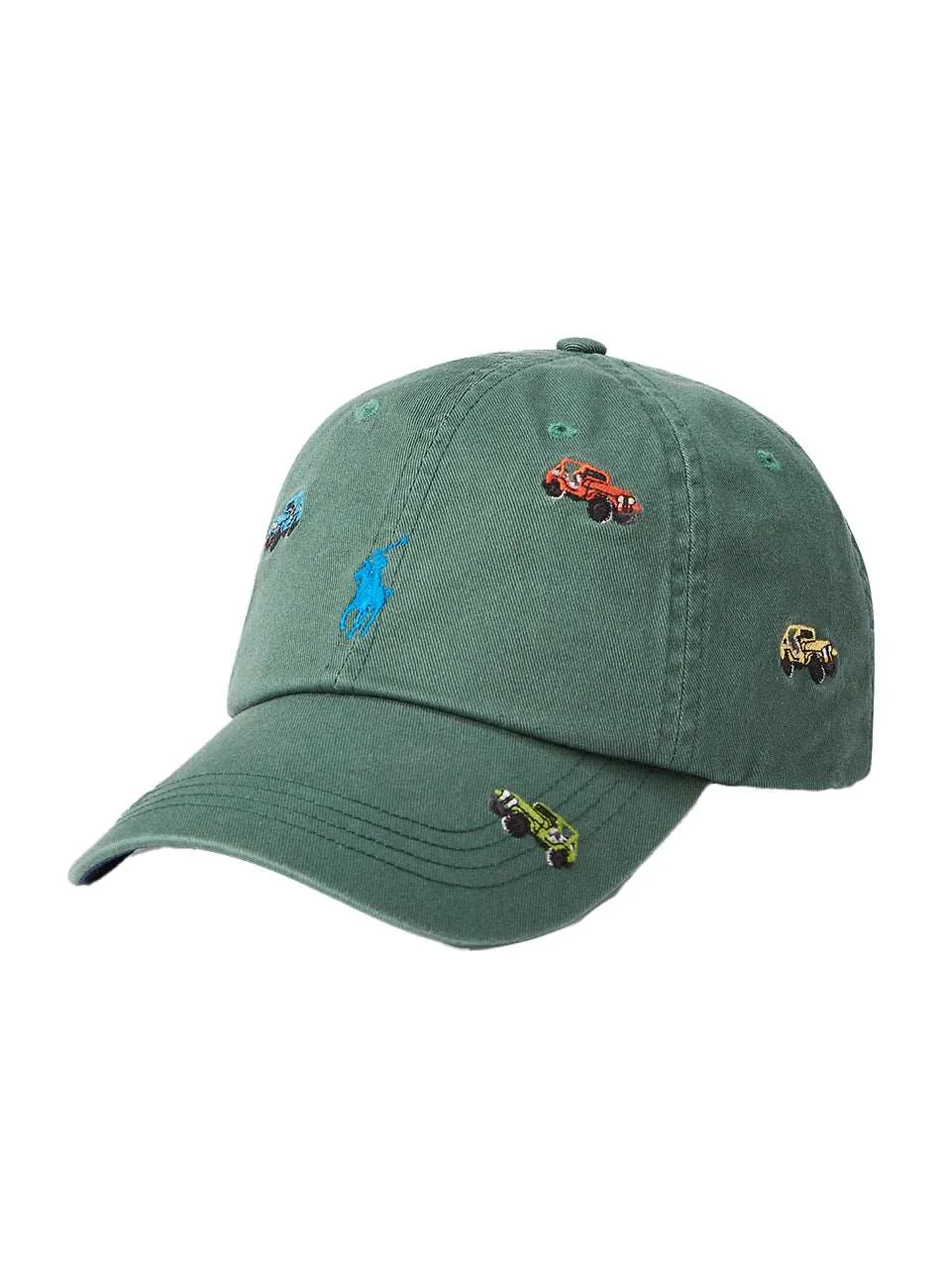 Polo Ralph Lauren Classic Green Embroidered Twill Cap