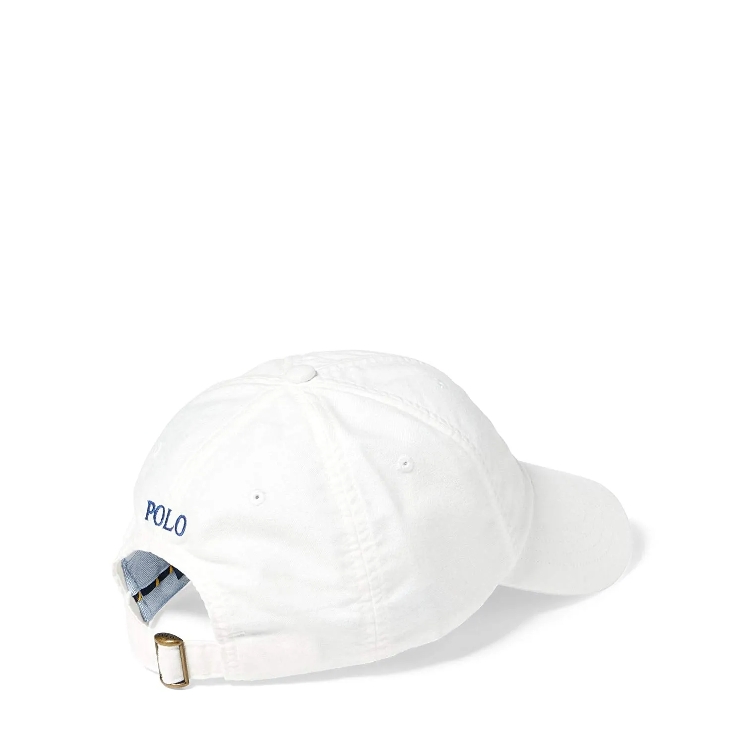 Polo Ralph Lauren Men's Cotton Oxford Baseball Cap White/Multicolored Pony
