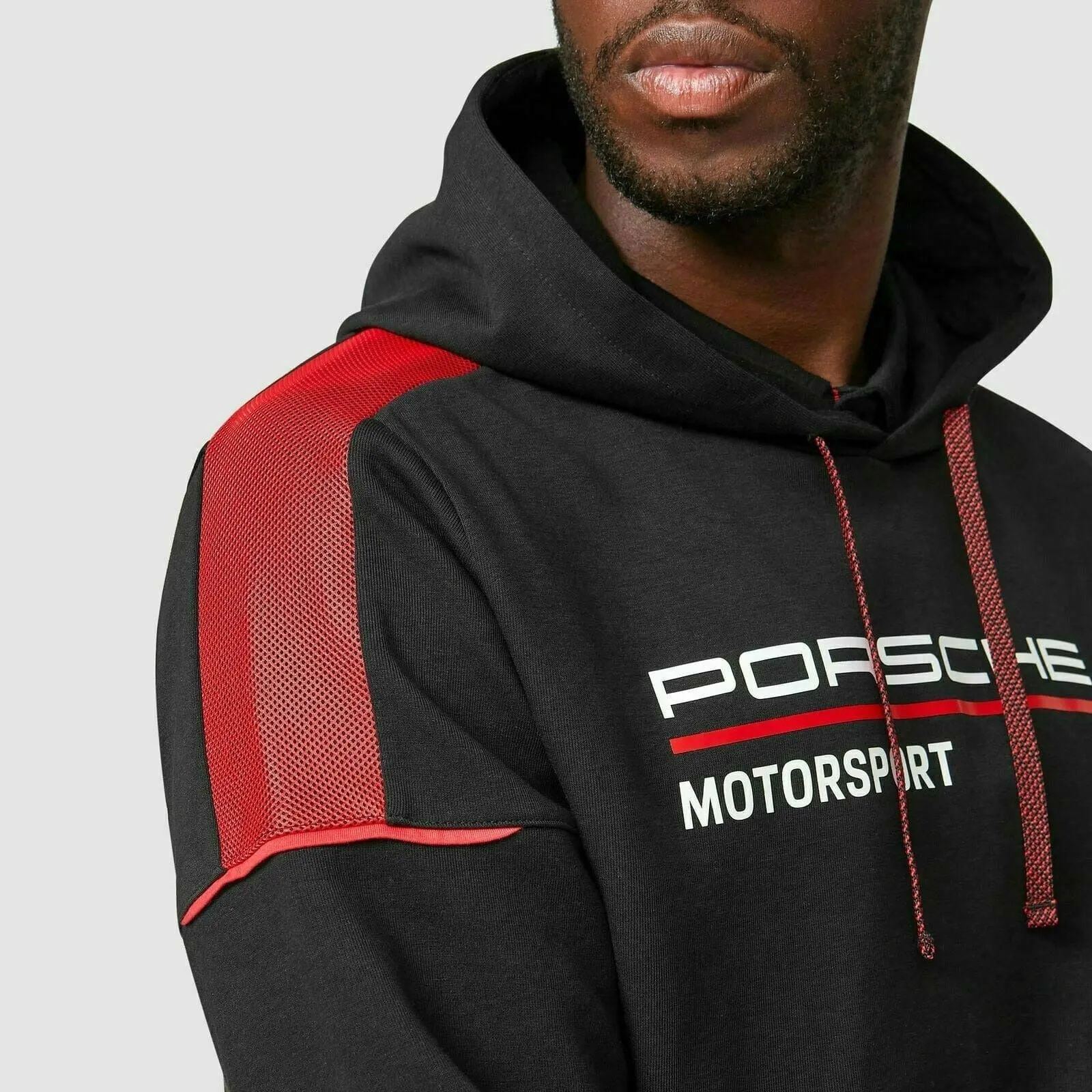 Porsche Motorsport Men's Hoodie Sweatshirt - Black