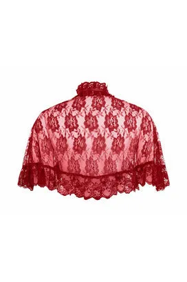 Red Lace Cape