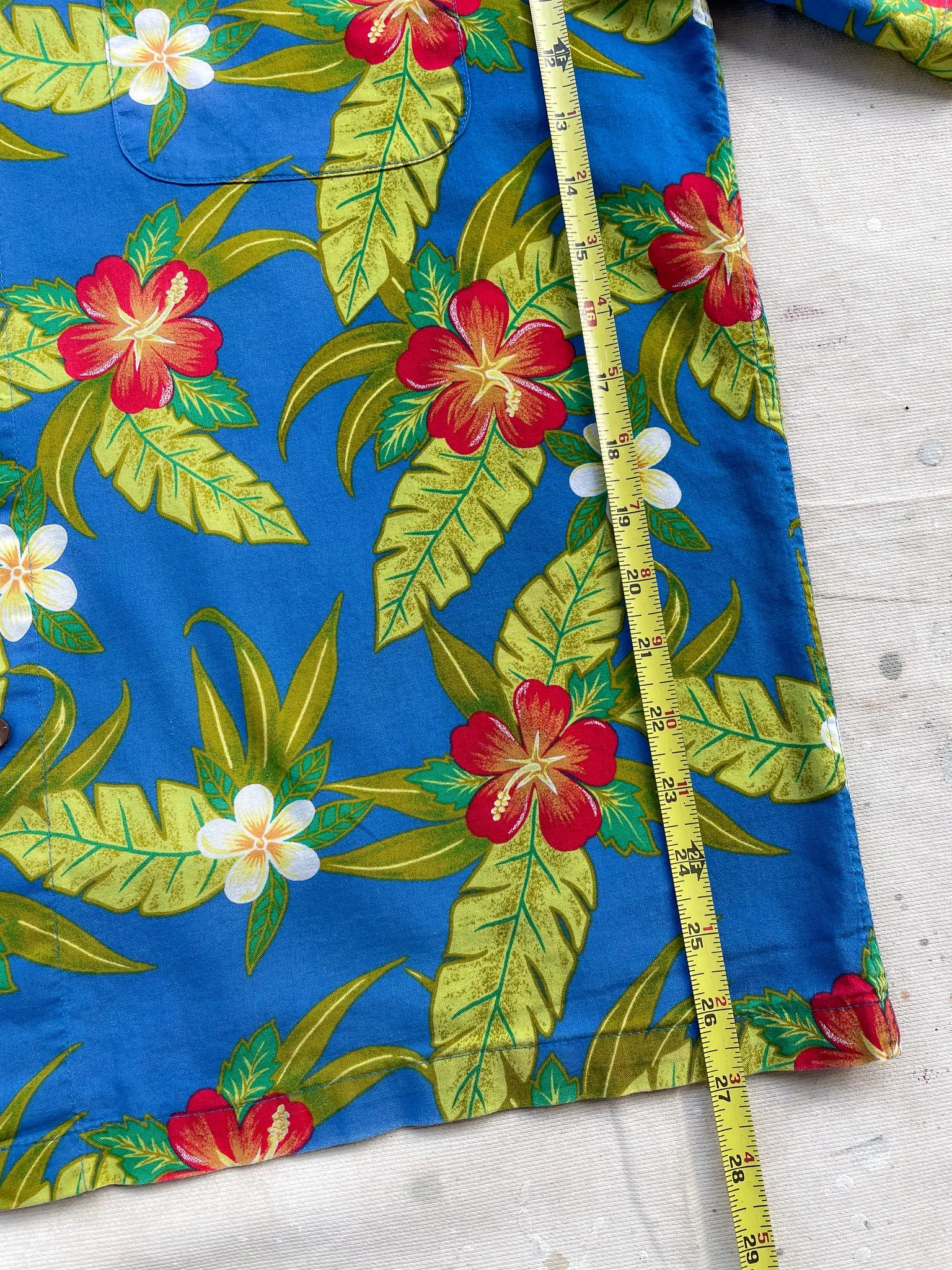 REYN SPOONER FLORAL HAWAIIAN SHIRT—[M]