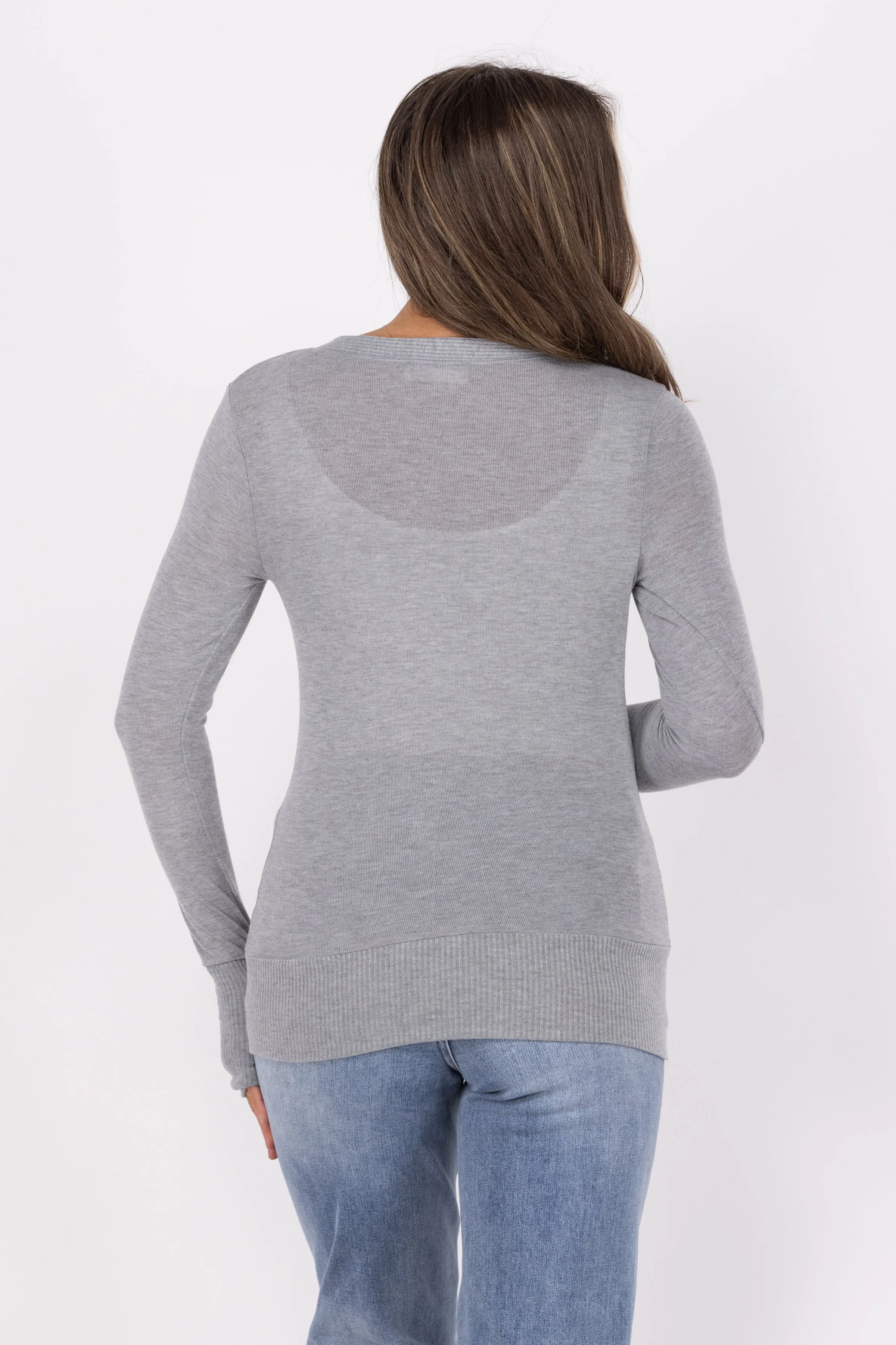 Scenic Drive Thumb-Hole Cardigan