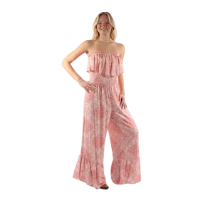 Scully Leather Women's Bandana Dusty Pink Jumpsuit