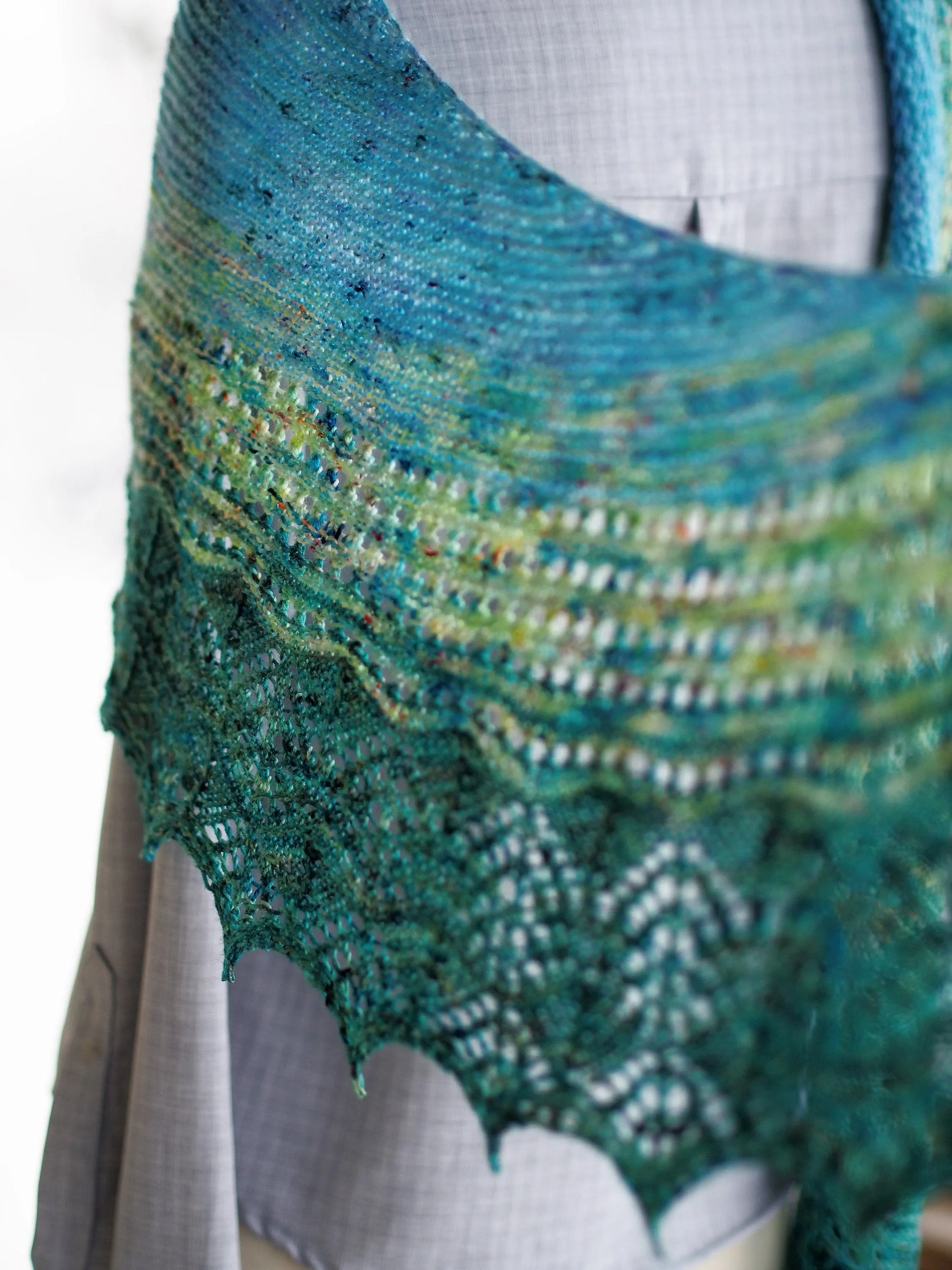 Sequana Shawl Knitting Pattern Fingering Weight